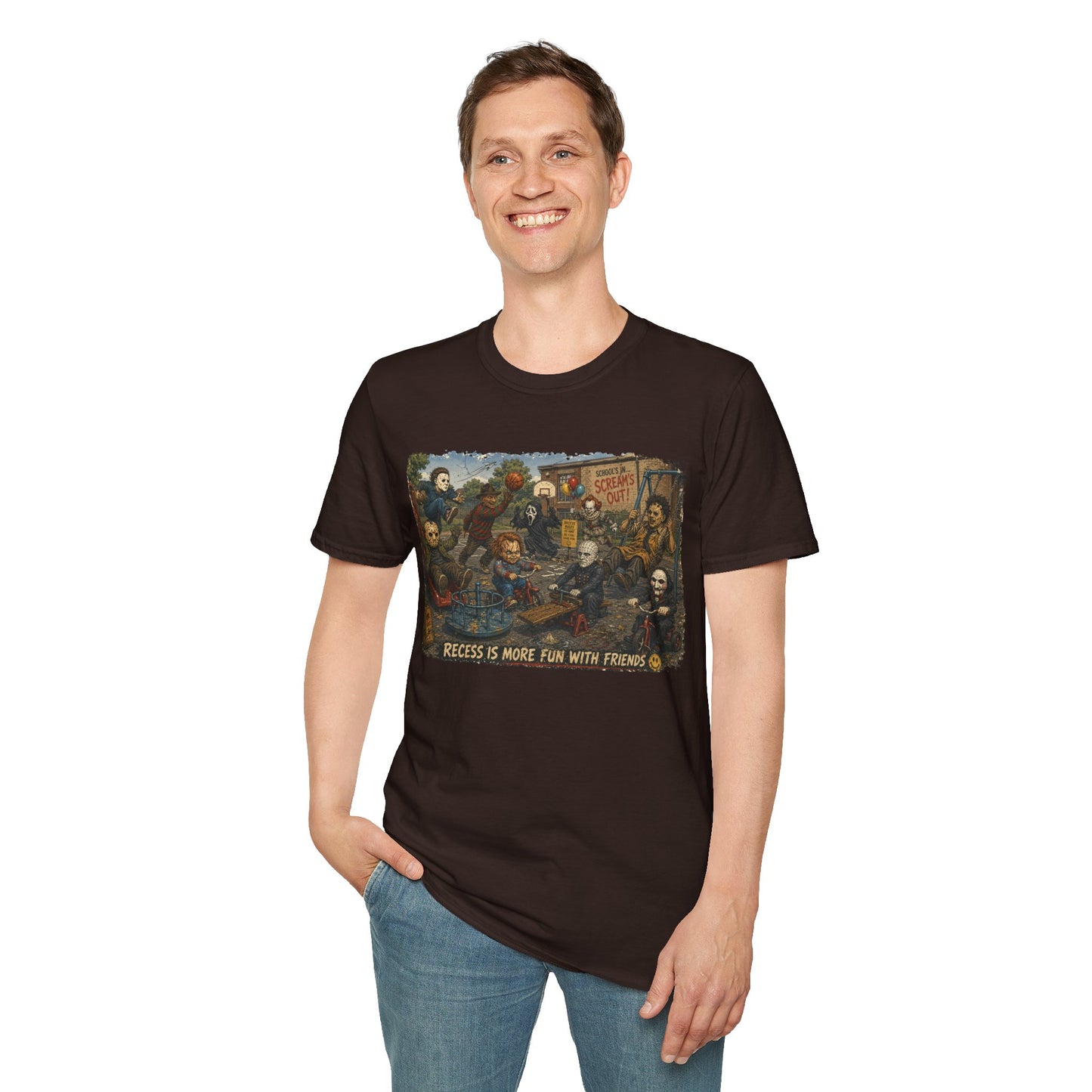 Horror Icons Recess T-Shirt — 'Screams Out' Horror Tee