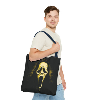 Spooky Scream Tote Bag — Ghost Face Design
