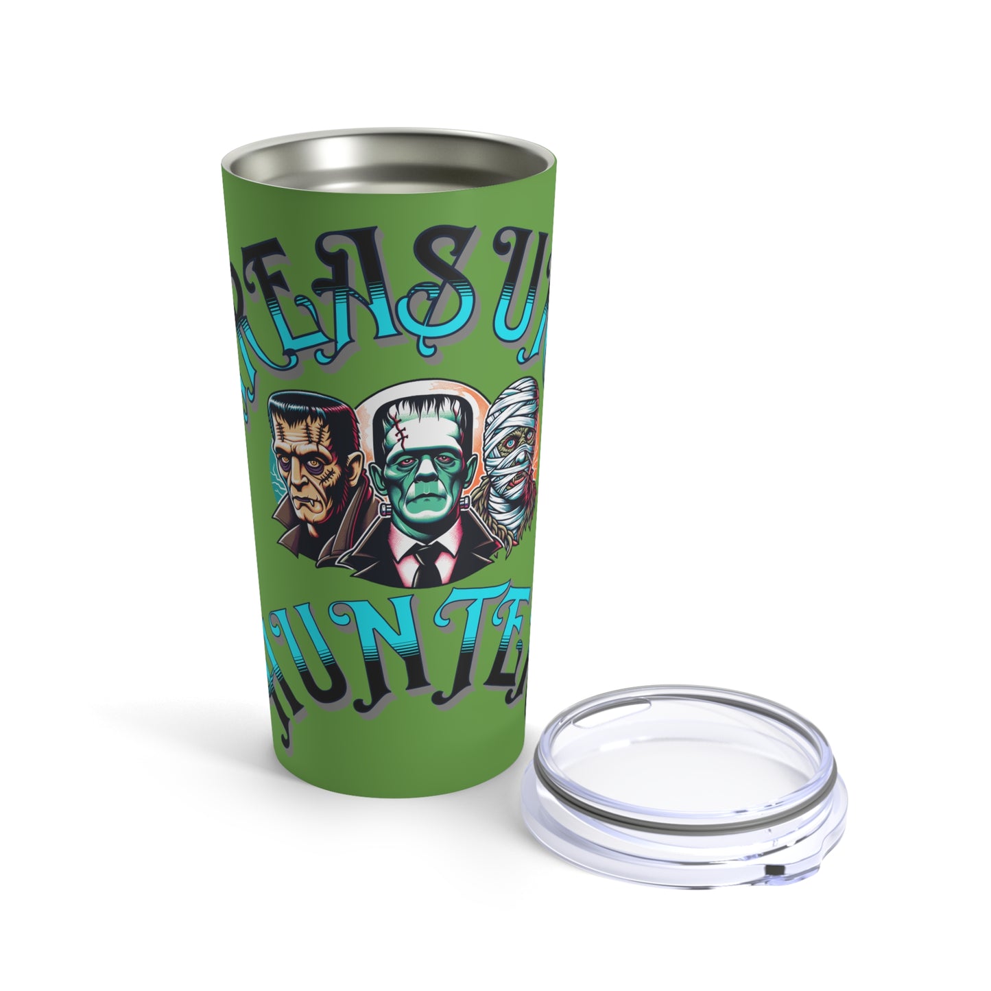 Monsters Treasure Hunter Tumbler 20oz Vampire Mummy Frankenstein