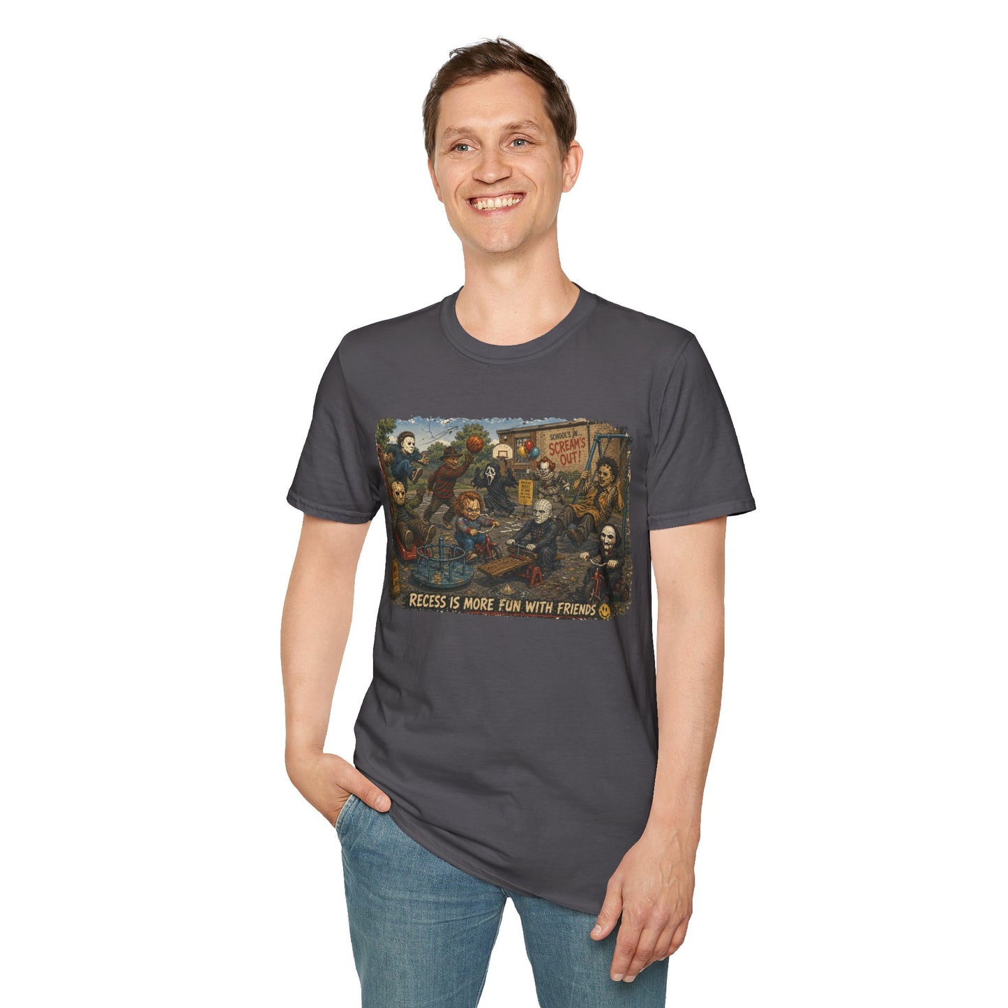 Horror Icons Recess T-Shirt — 'Screams Out' Horror Tee