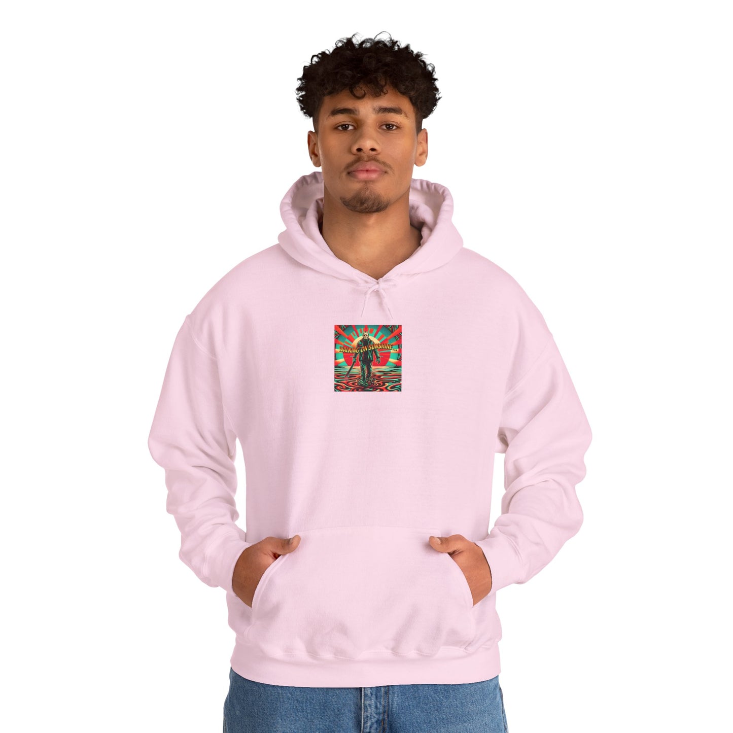 Jason Hoodie - Walking on Sunshine Retro Surfer Graphic Pullover
