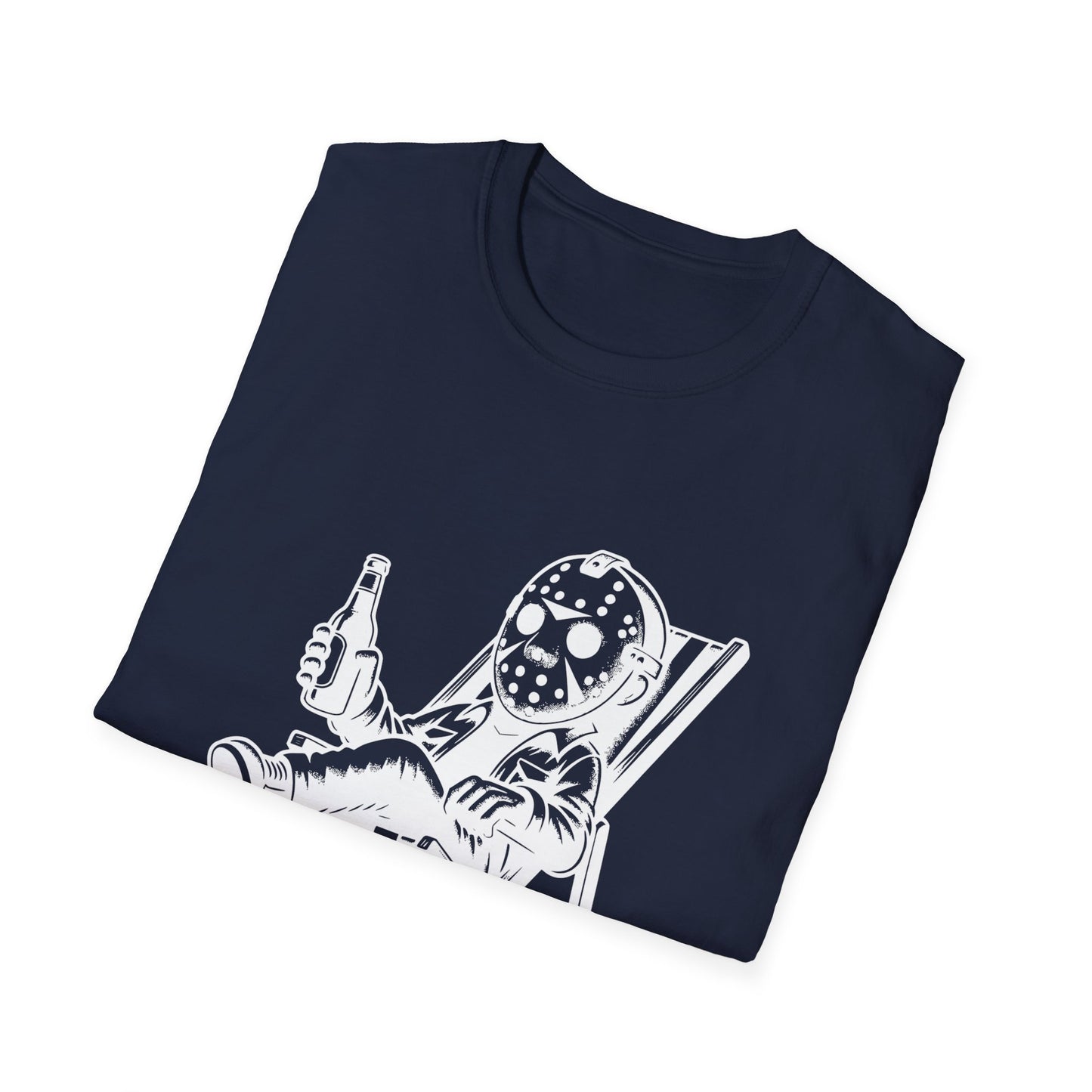 Jason Relaxing Graphic Tee — Funny Horror Movie T-Shirt