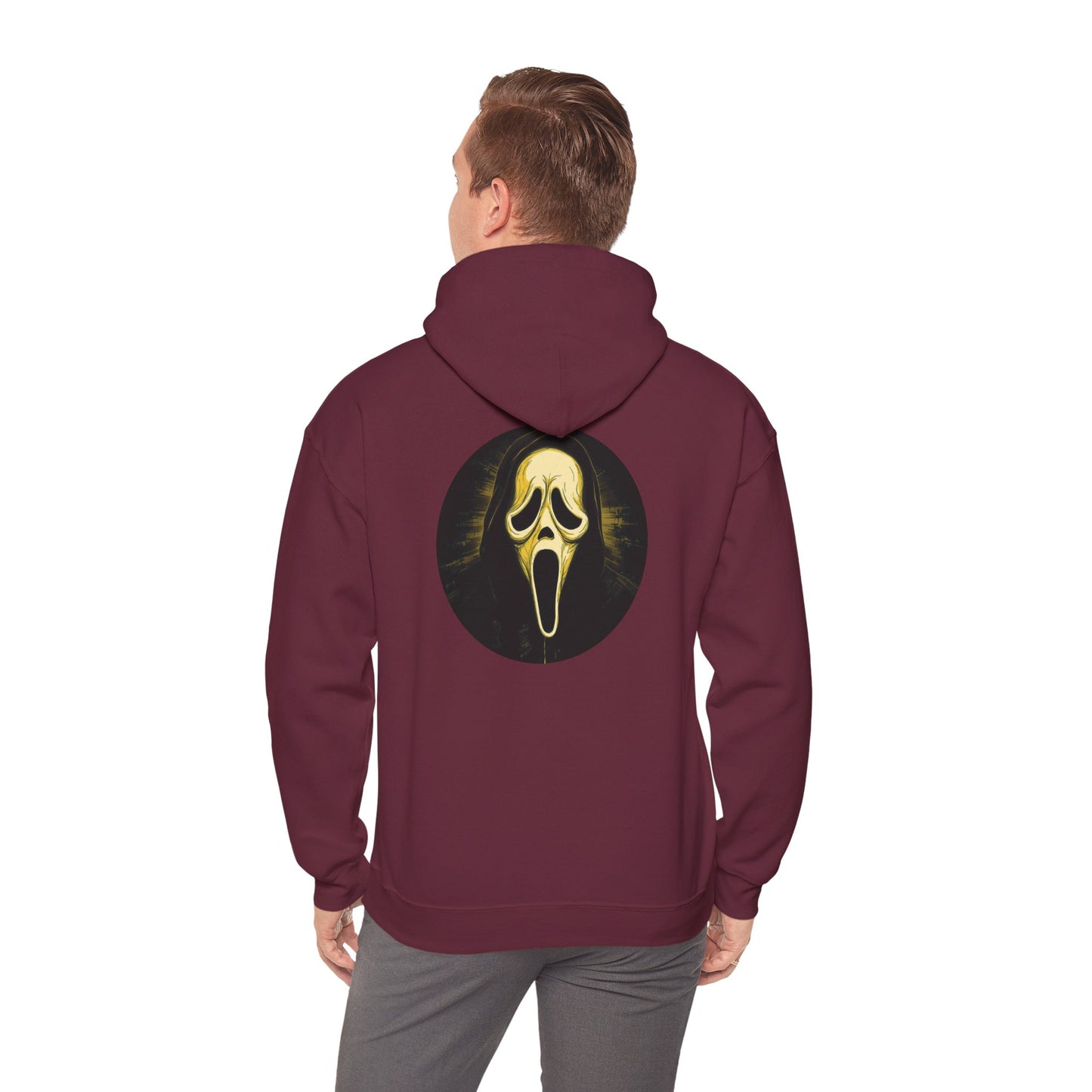 Scream Mask Hoodie – Horror Movie Ghostface Graphic Pullover