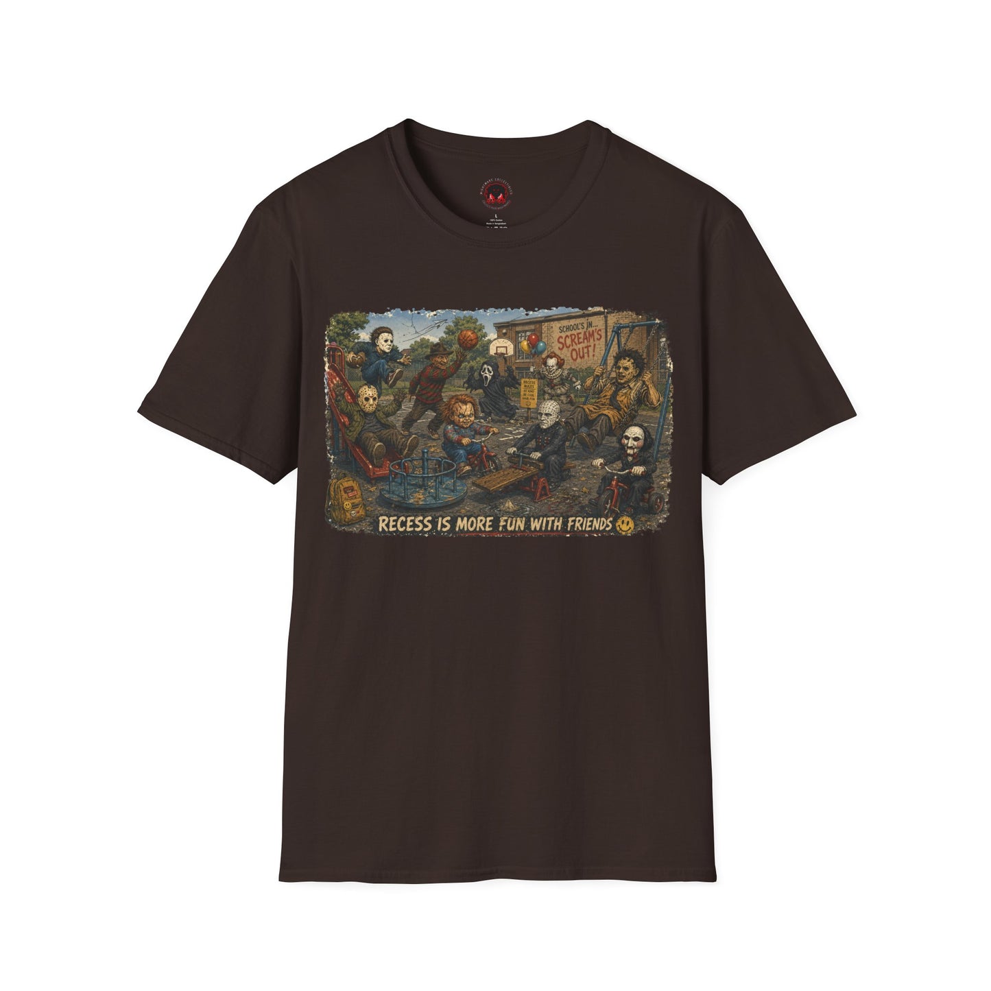 Horror Icons Recess T-Shirt — 'Screams Out' Horror Tee