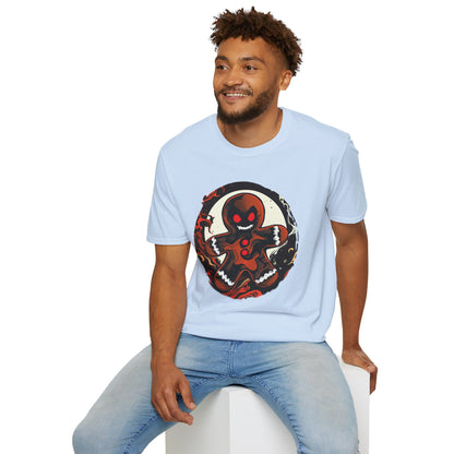 Evil Gingerbread T-Shirt – Spooky Holiday Horror Cookie Design