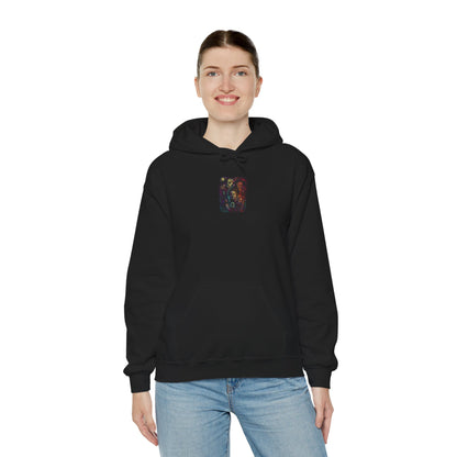 Horror Icons Hoodie — Vintage Slasher Collage Sweatshirt