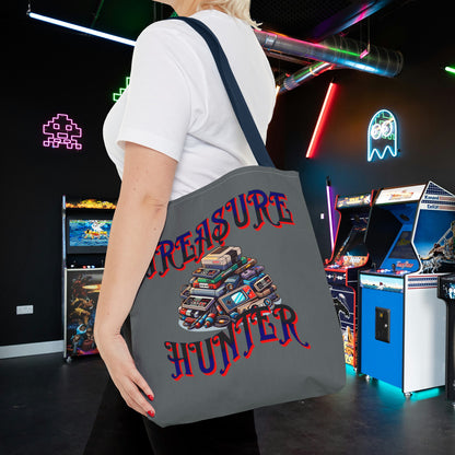 Treasure Hunter Retro Video Gamer Tote Bag (AOP) Collectors Vintage Games and Gaming