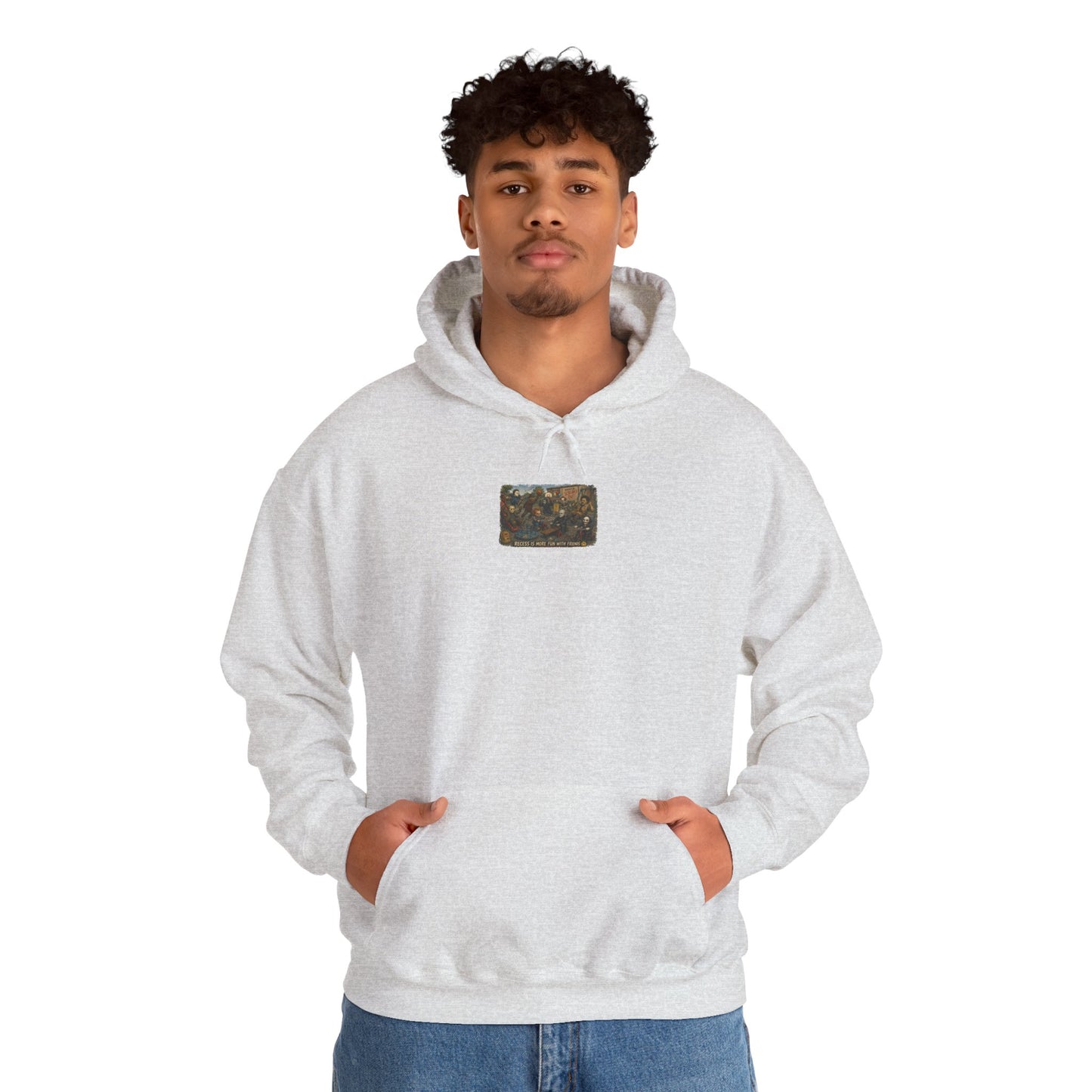 Horror Icons Illustration “Recess Is More Fun With Friends” - Hoodie