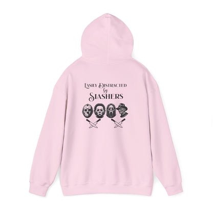 Horror Slasher Hoodie — Classic Masked Killers Graphic Sweatshirt