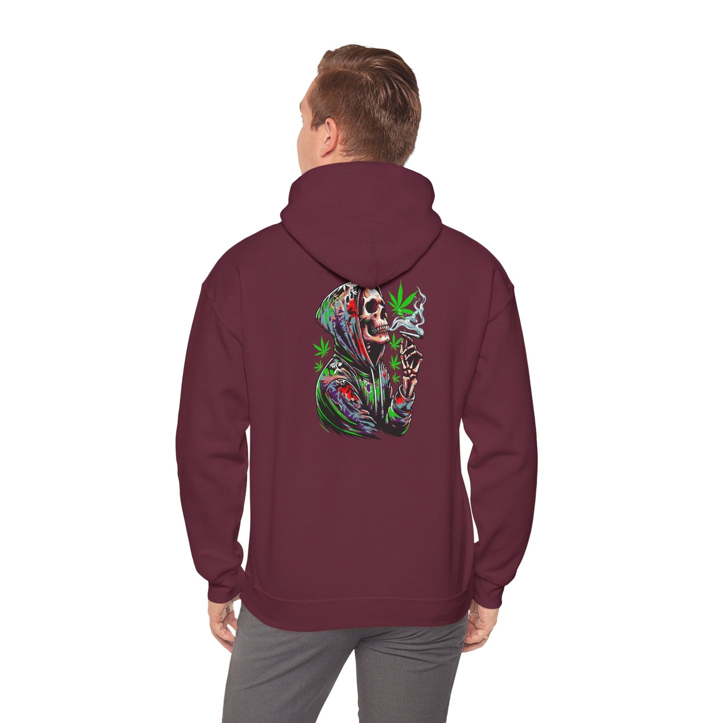 Deep Thoughts Skeleton Stoner Hoodie