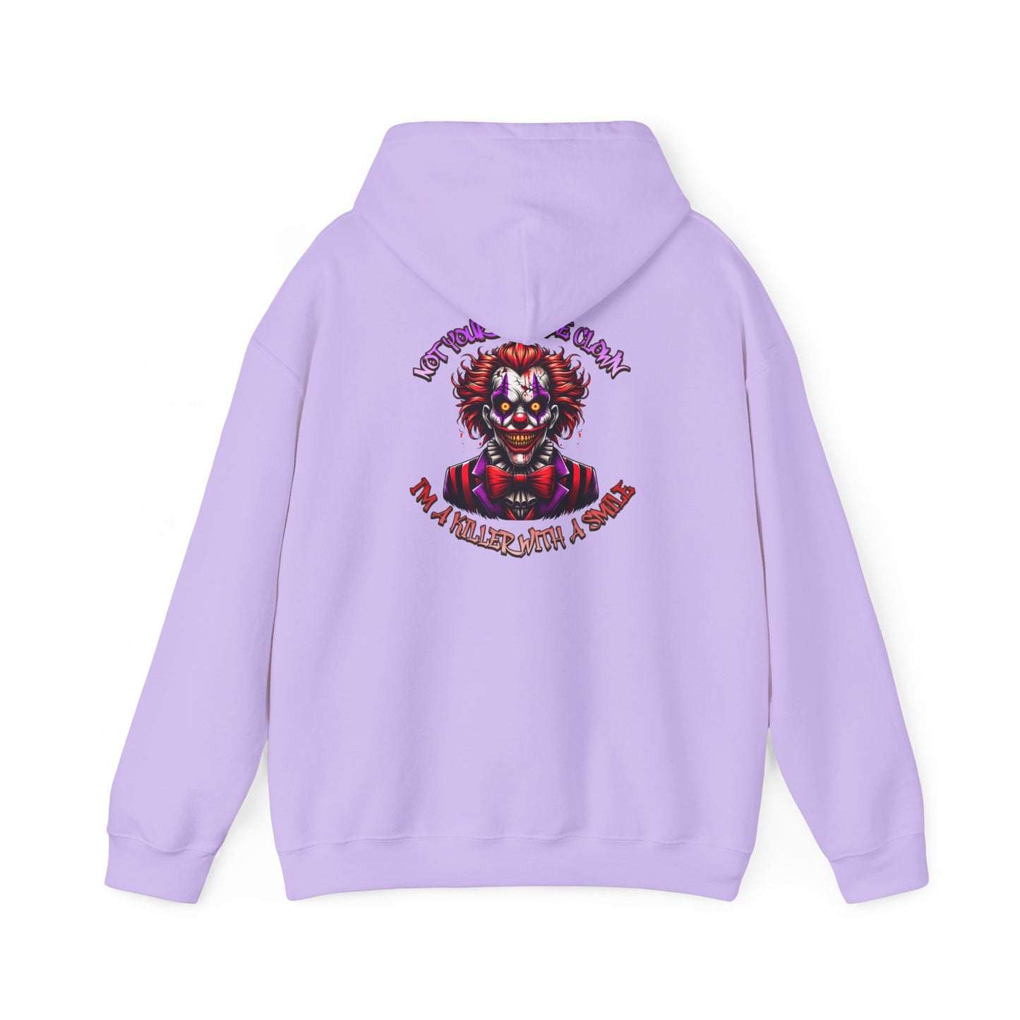 Evil Clown Horror Hoodie - Killer With A Smile Design