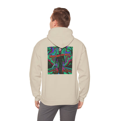 Psychedelic Road Trip Michael Hoodie – "Would Walk 500 Miles" Graphic Pullover