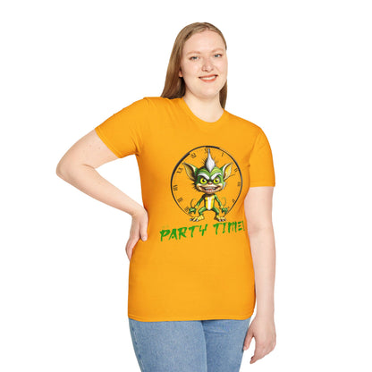 It's Party Time Gremlin Halloween Unisex Soft Style T Shirt