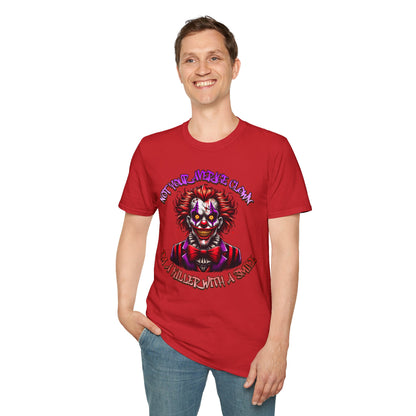 Not Your Average Clown Scary Horror Fun Unisex Soft style T-Shirt