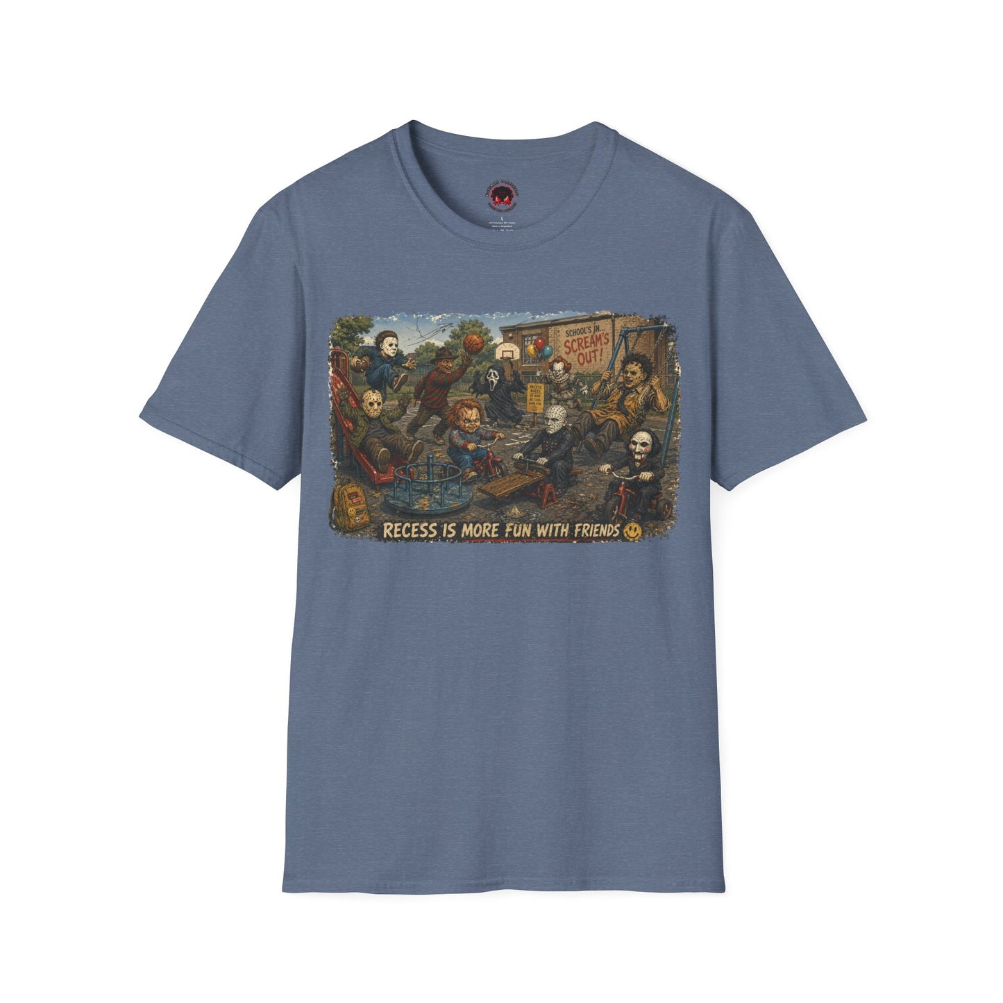 Horror Icons Recess T-Shirt — 'Screams Out' Horror Tee