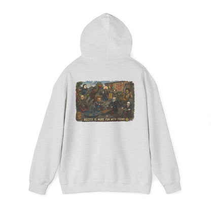 Horror Icons Illustration “Recess Is More Fun With Friends” - Hoodie