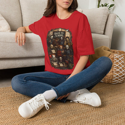 "Back to School" Horror Movie Character Class Portrait - T Shirt