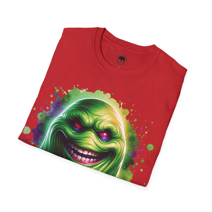 Slimey Ghost Spector Horror Fun Unisex Soft style T Shirt Men Women