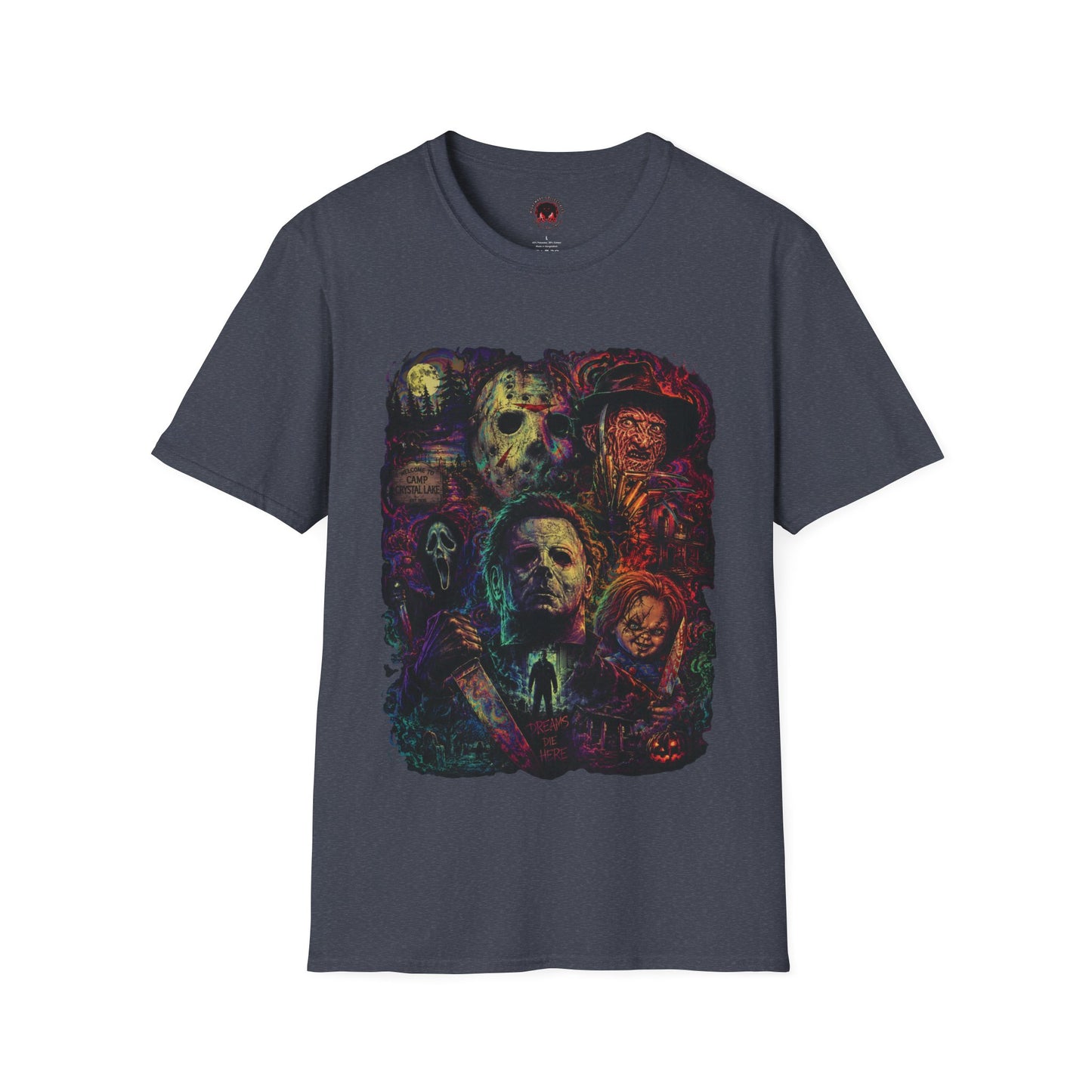 Horror Icons Collage T-Shirt —  Graphic Tee