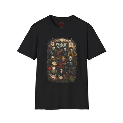 "Back to School" Horror Movie Character Class Portrait - T Shirt