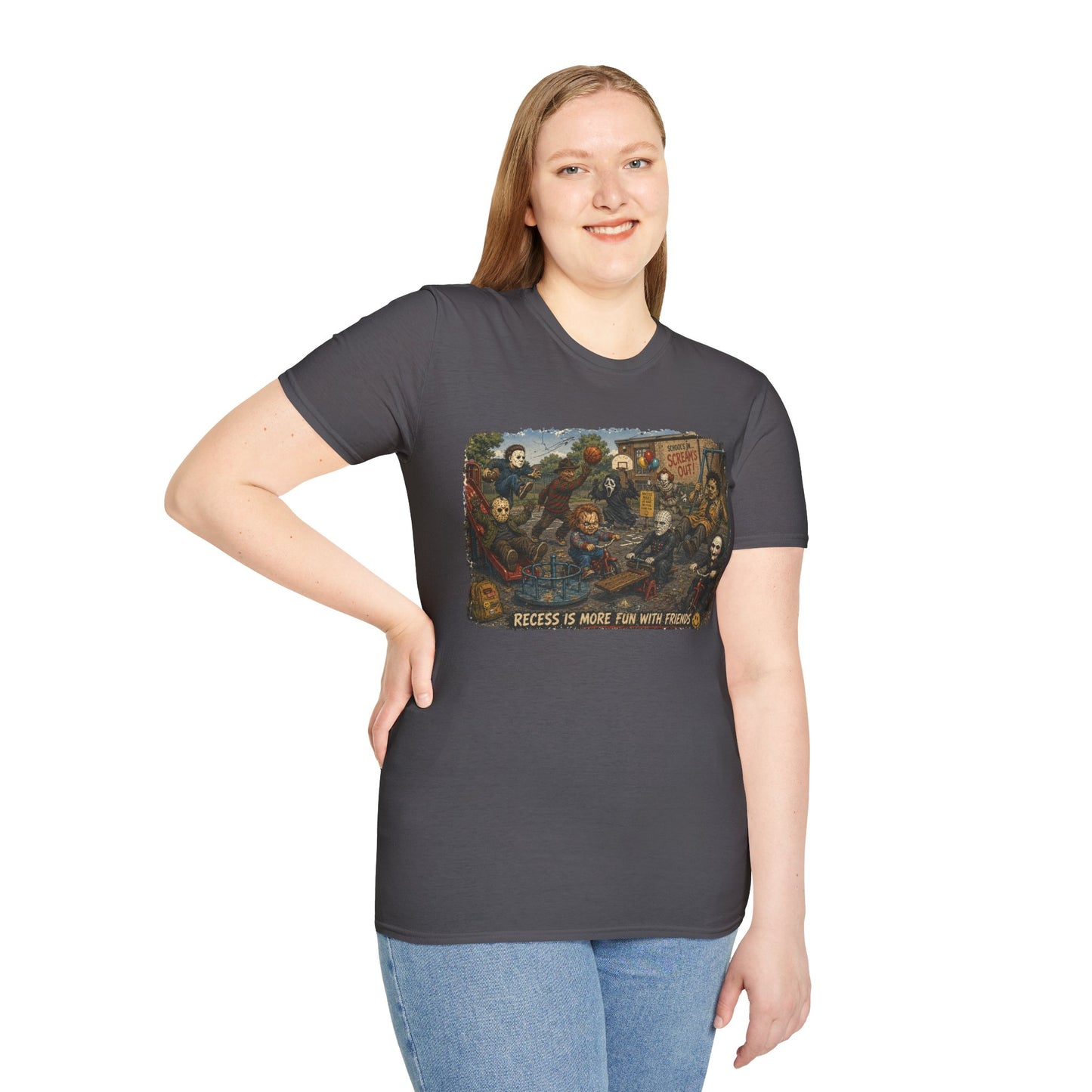 Horror Icons Recess T-Shirt — 'Screams Out' Horror Tee