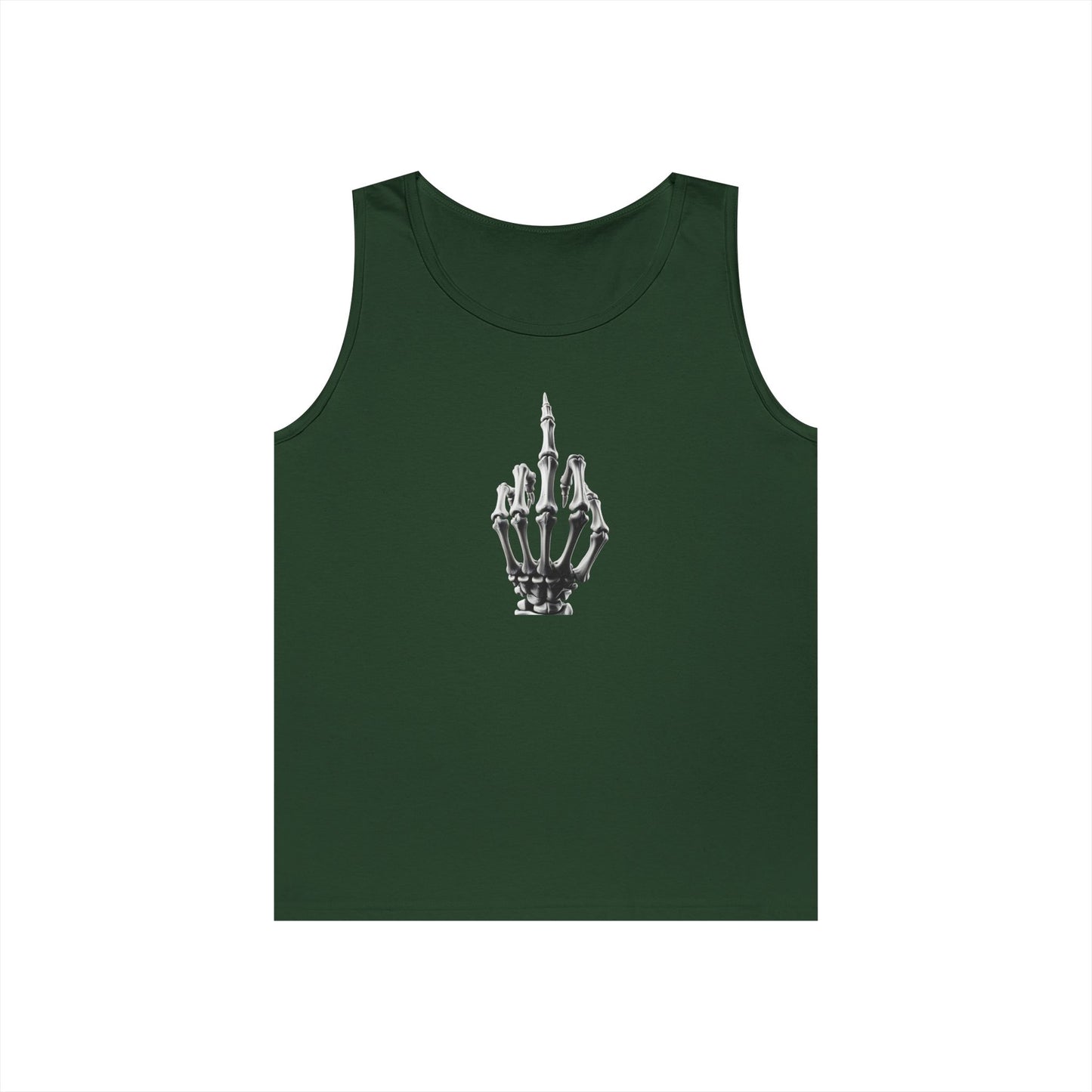 Skeleton Hand Middle Finger Tank Top – Edgy Skull Finger