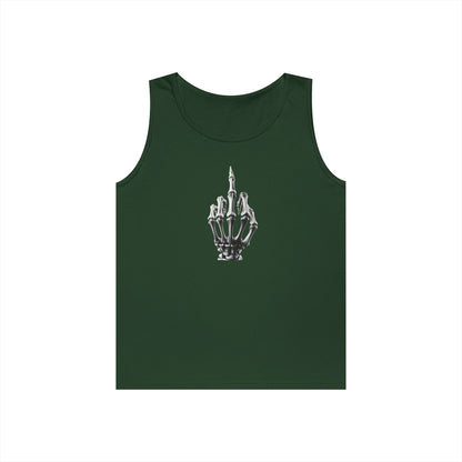 Skeleton Hand Middle Finger Tank Top – Edgy Skull Finger