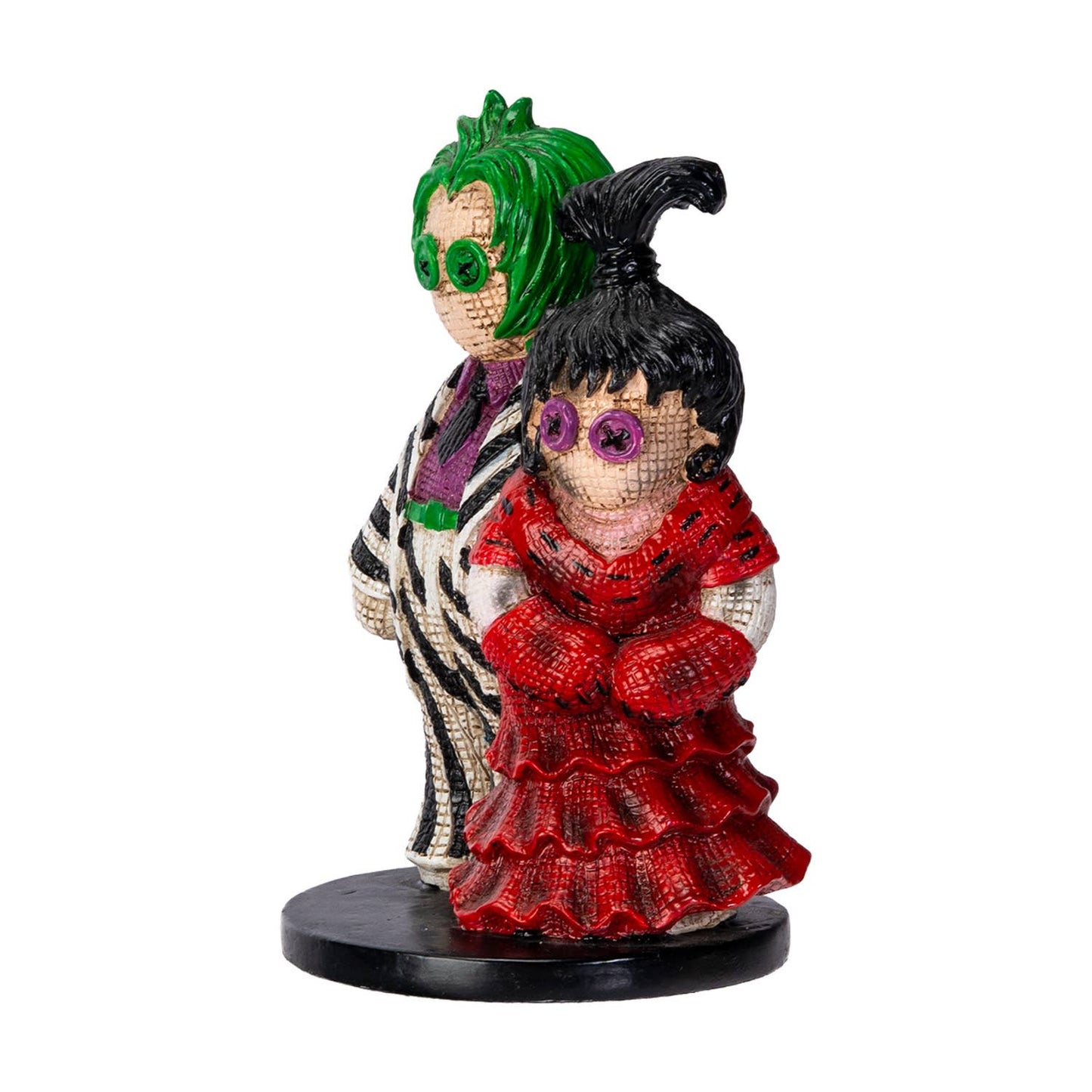 Pinheads Monster Beetle Juice & Lydia Mini Resin Statue