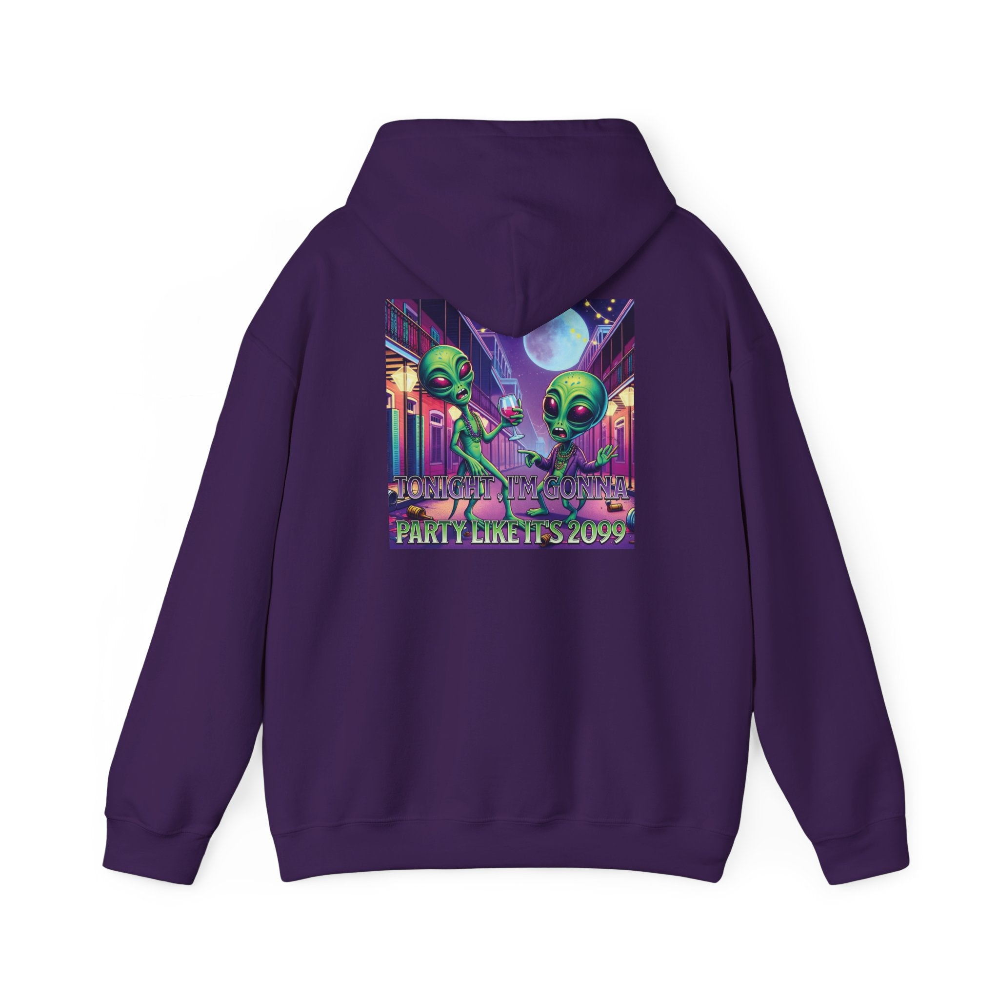 Alien Party Hoodie - Party like its 2099 – Nightmare