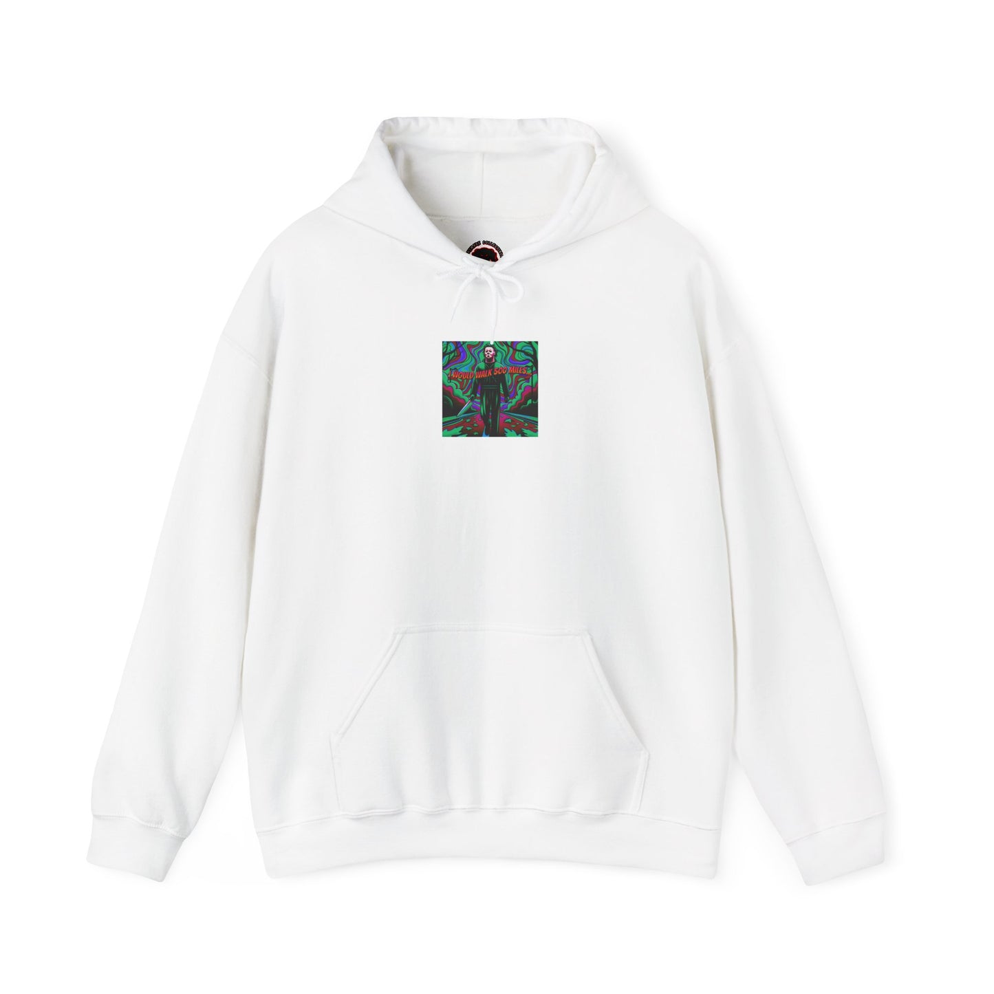 Psychedelic Road Trip Michael Hoodie – "Would Walk 500 Miles" Graphic Pullover