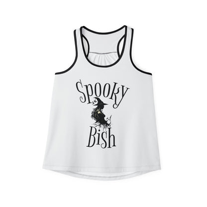 Spooky Bish Witch Women's Tank Top (AOP)