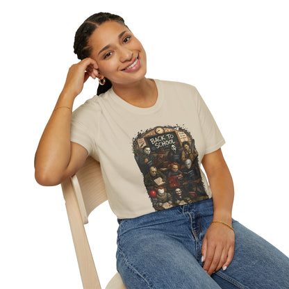 "Back to School" Horror Movie Character Class Portrait - T Shirt