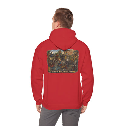 Horror Icons Illustration “Recess Is More Fun With Friends” - Hoodie