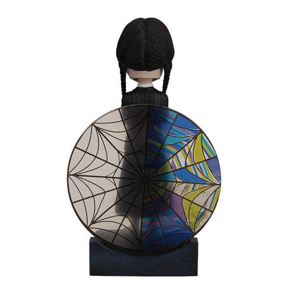 Royal Bobbles The Addams Family Wednesday Stained Glass Collectible Bobblehead