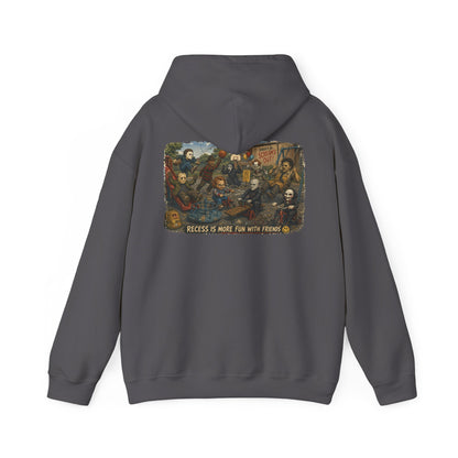 Horror Icons Illustration “Recess Is More Fun With Friends” - Hoodie