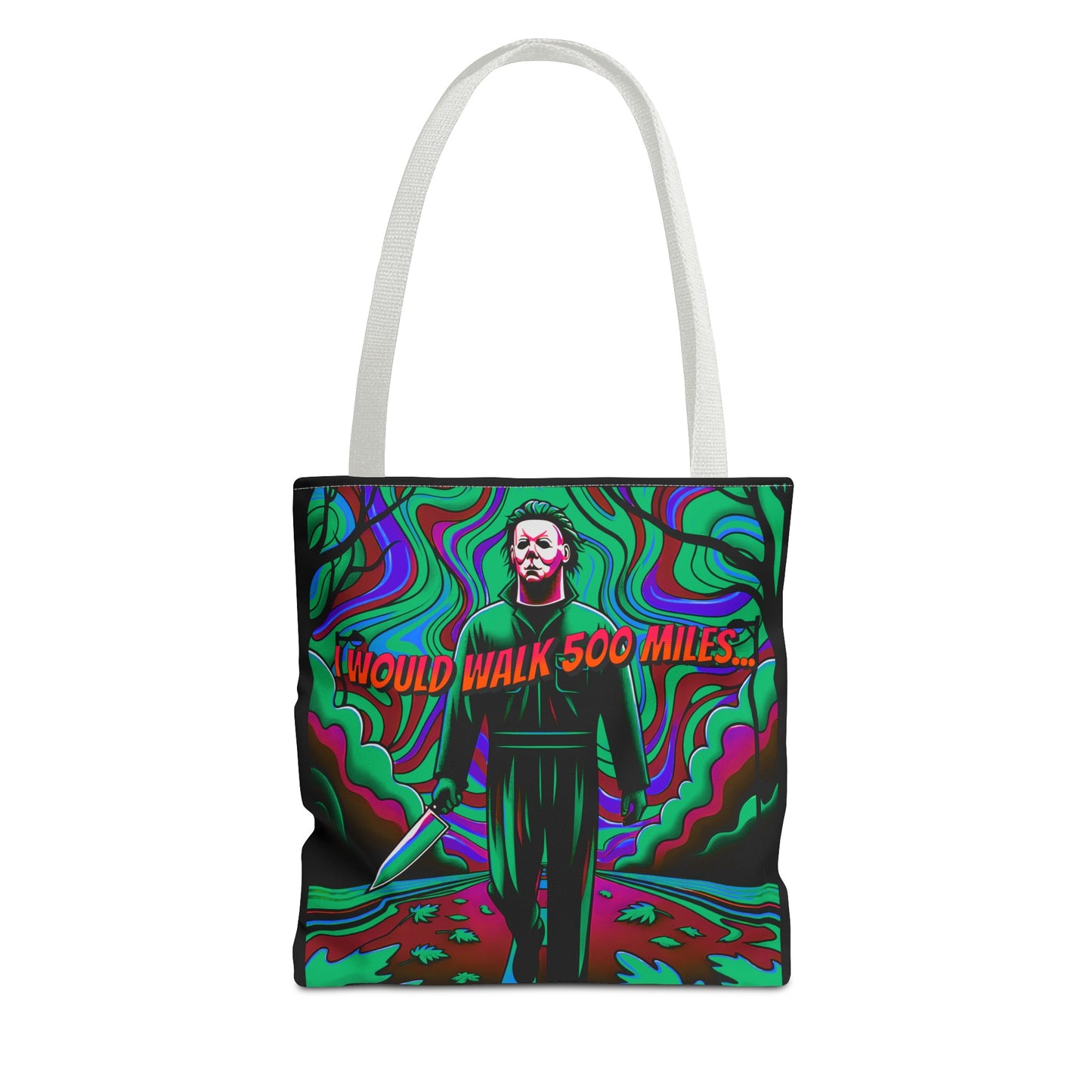 Horradelic Horror Fun Michael With The Mask On Myers Beach Halloween Lunch Tote Bag (AOP)