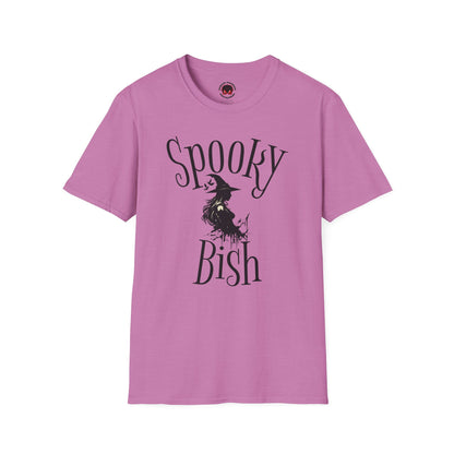 Spooky Bish Witch Gothic Unisex Softstyle T-Shirt Horror Fun