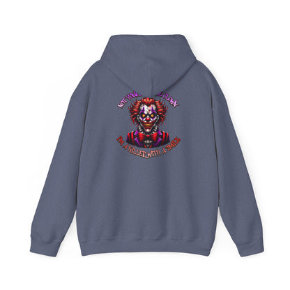 Evil Clown Horror Hoodie - Killer With A Smile Design