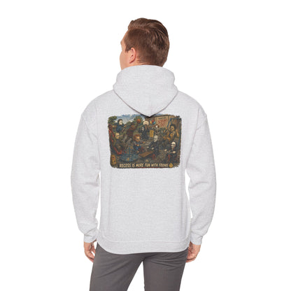 Horror Icons Illustration “Recess Is More Fun With Friends” - Hoodie