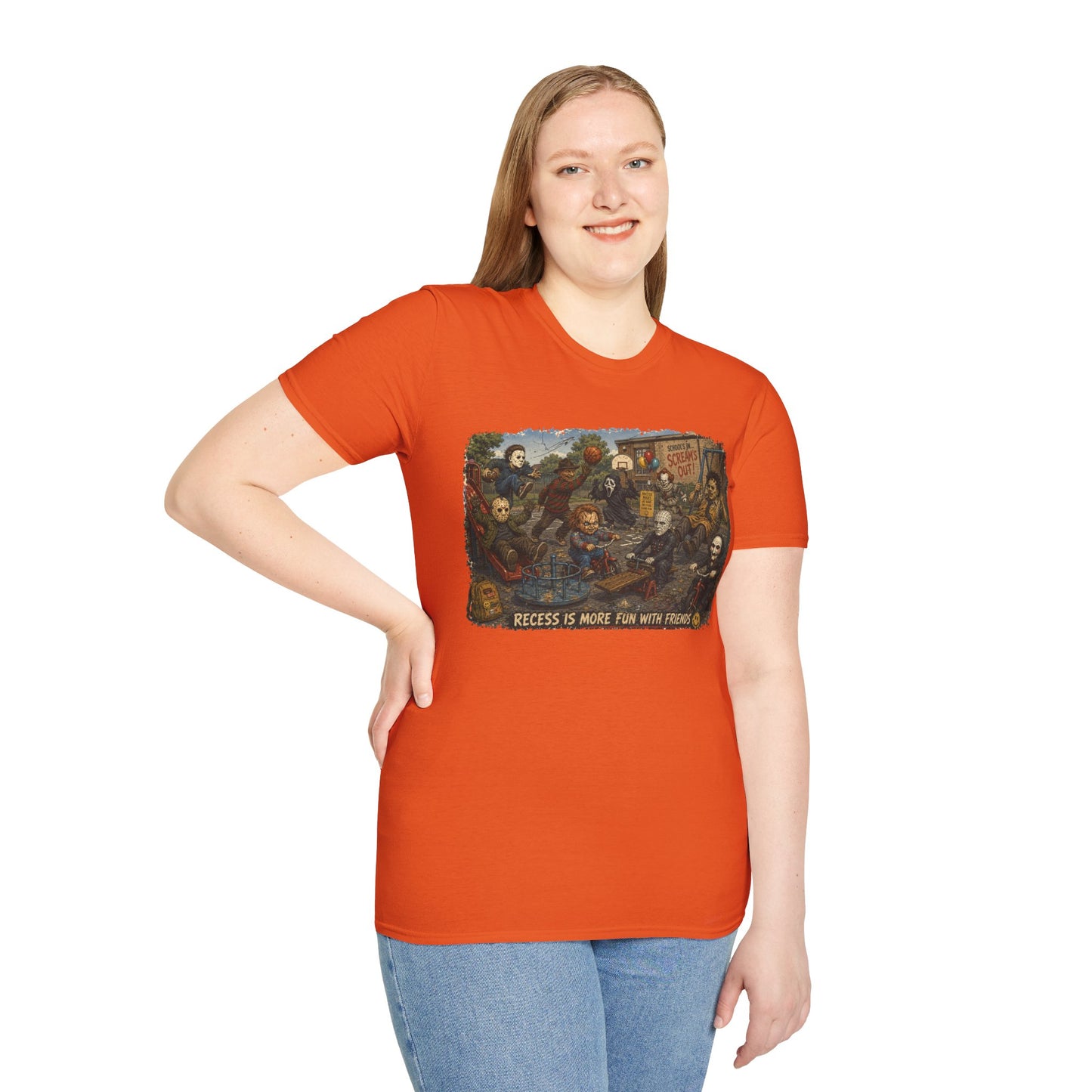 Horror Icons Recess T-Shirt — 'Screams Out' Horror Tee