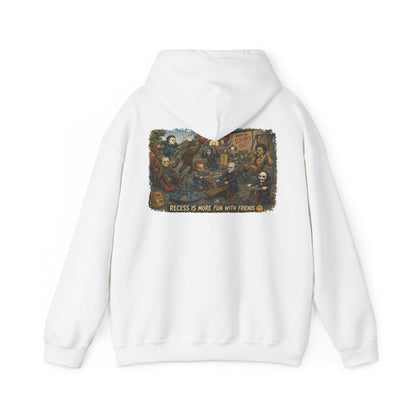Horror Icons Illustration “Recess Is More Fun With Friends” - Hoodie