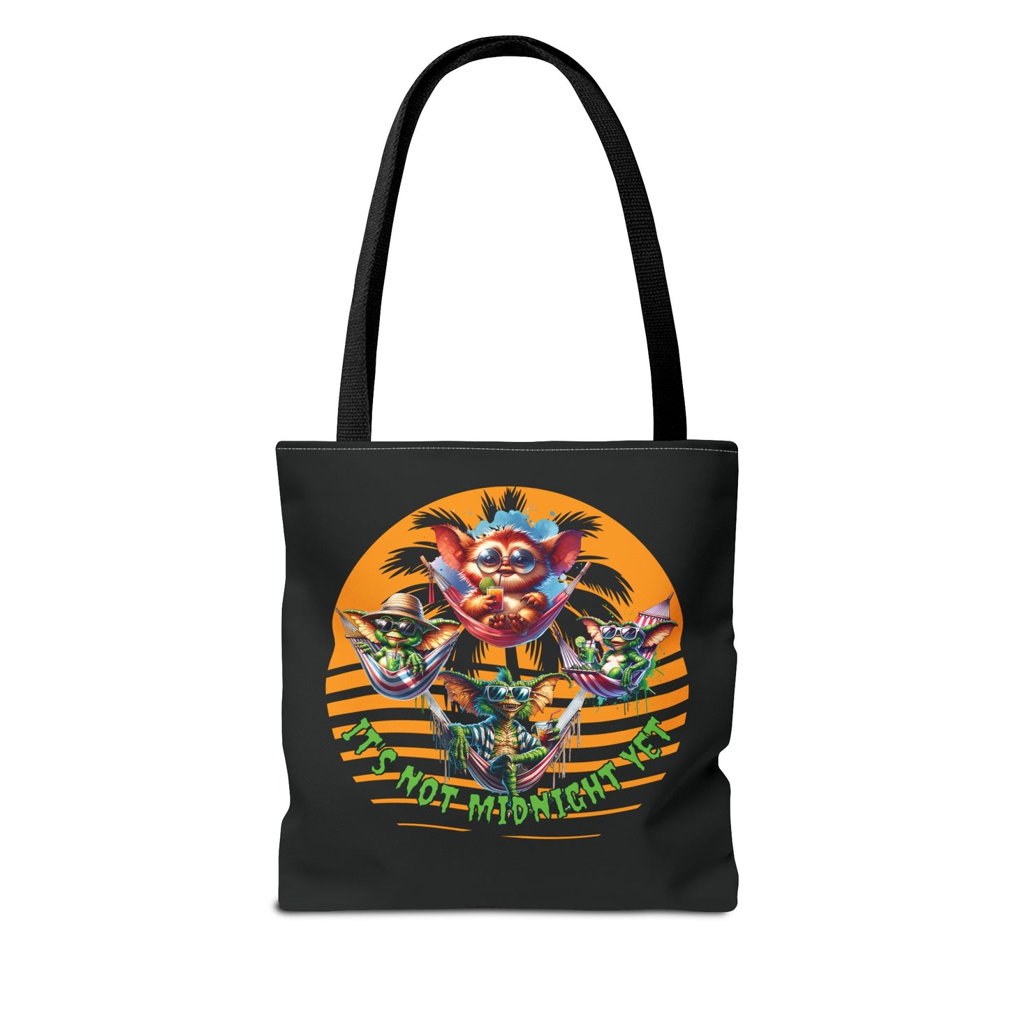 Summerween It's Not Midnight Yet Shoulder Tote Bag (AOP) 3 Sizes