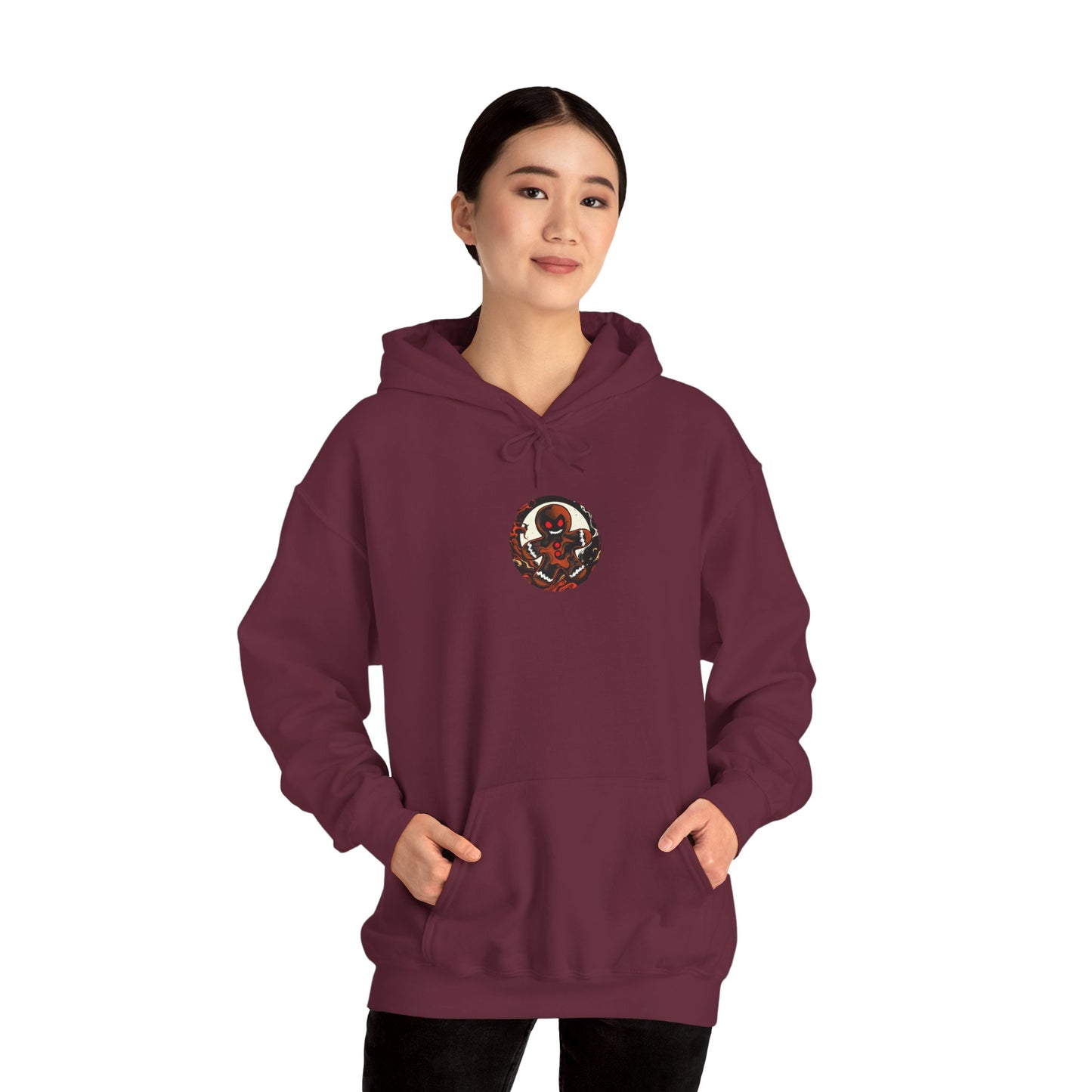 Hoodie - Evil Gingerbread Holiday Cookie Design