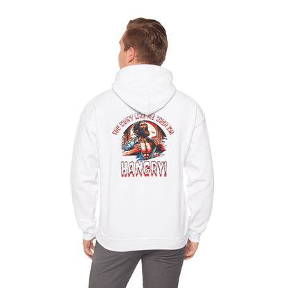 You Wont Like Me When I'm Hangry Hoodie - Werewolf Design