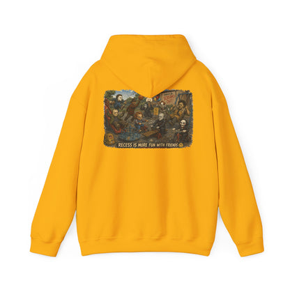 Horror Icons Illustration “Recess Is More Fun With Friends” - Hoodie
