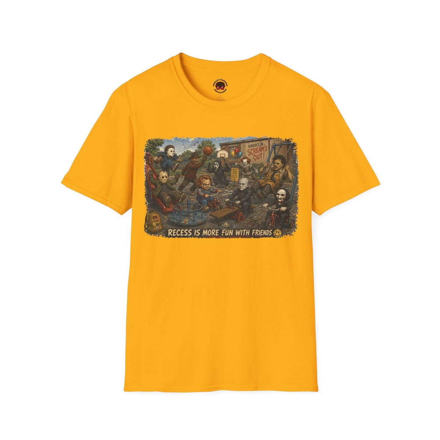 Horror Icons Recess T-Shirt — 'Screams Out' Horror Tee