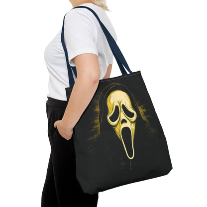 Spooky Scream Tote Bag — Ghost Face Design
