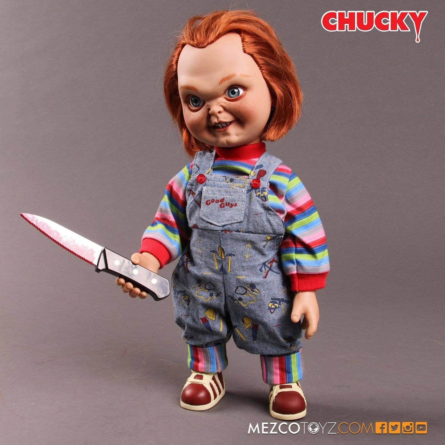 Mezco Child's Play 15" Good Guy Chucky Talking Action Figure