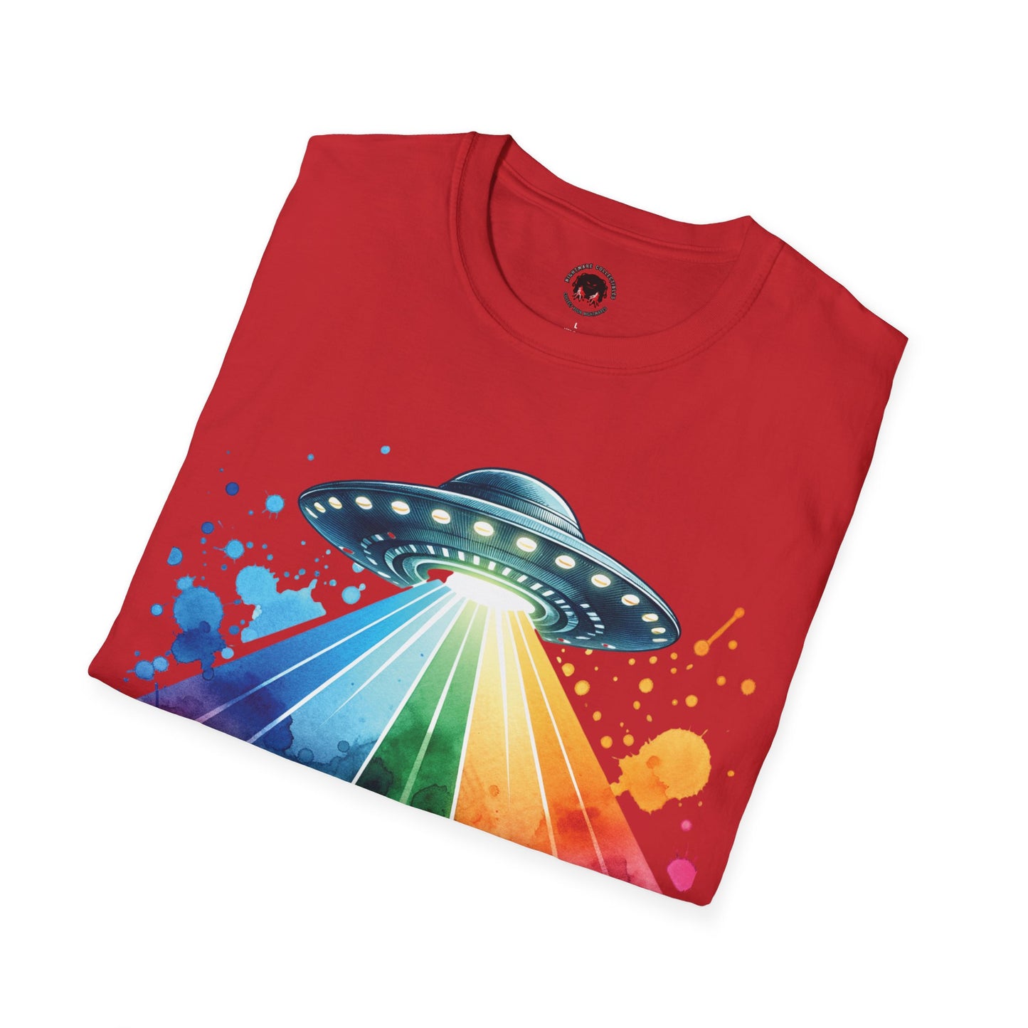 Summerween UFO Beach Day Unisex Soft Style T-Shirt