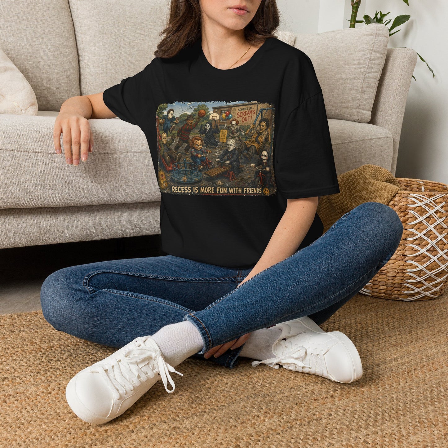 Horror Icons Recess T-Shirt — 'Screams Out' Horror Tee
